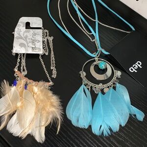 Deb Turquoise and Silver Dreamcatcher Necklace